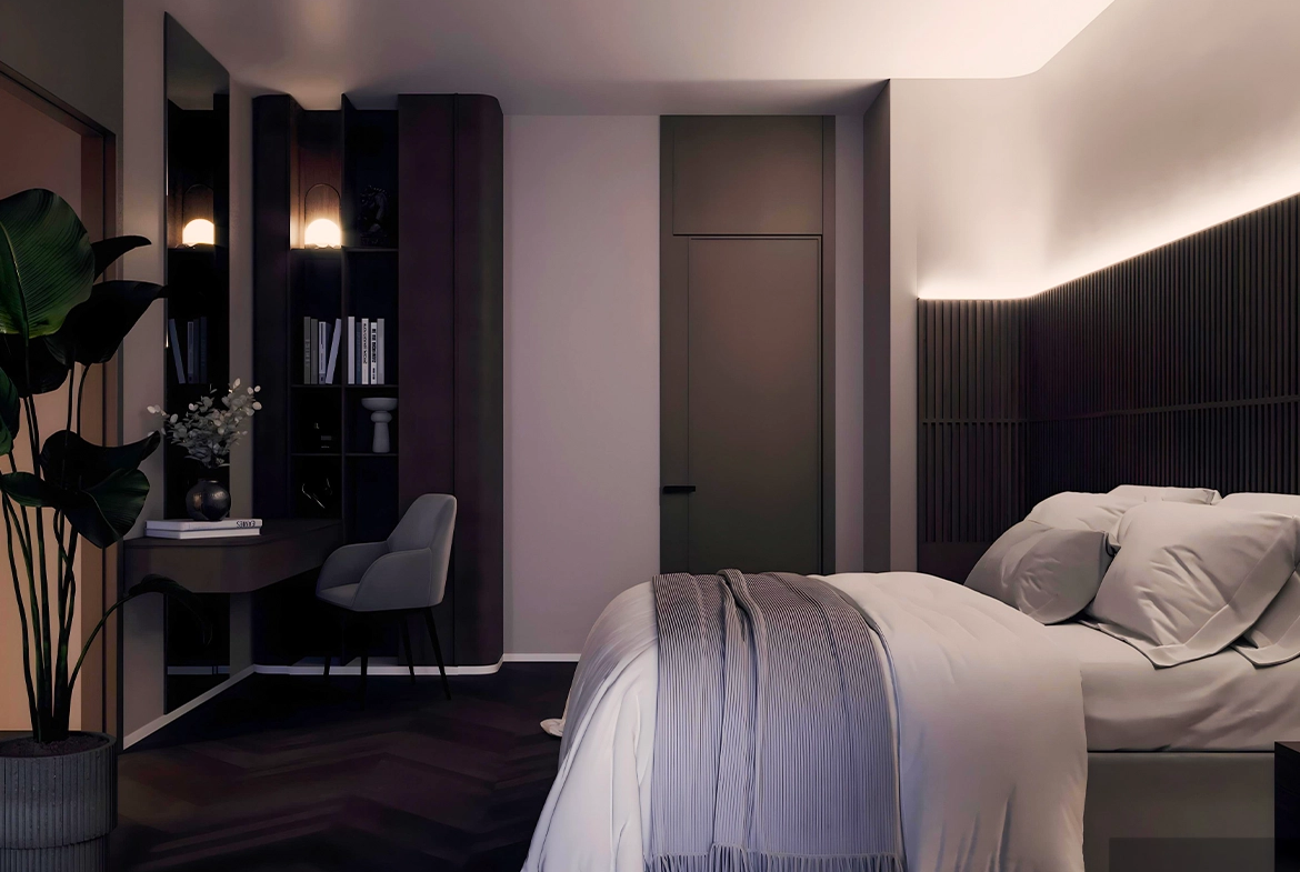 Duplex Apartment bedroom