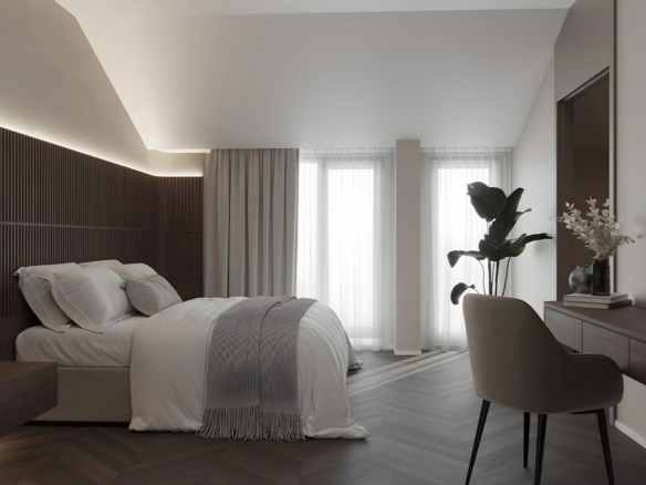 Duplex Apartment bedroom