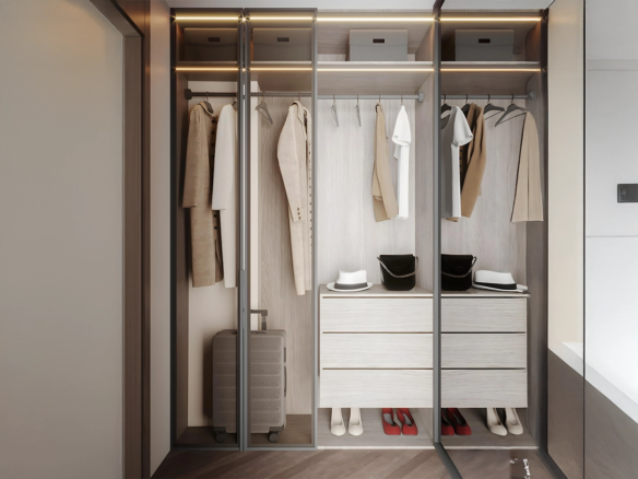 Duplex Apartment dressing room yalova