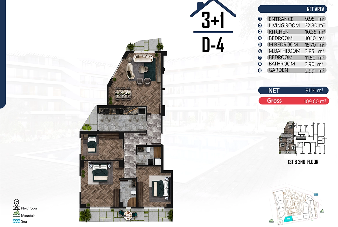 Apartment for Sale in Cennet Yalova Project